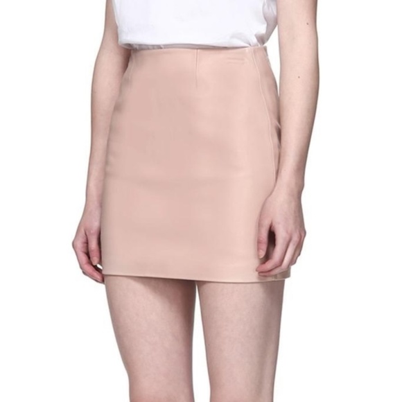 BNWT Mackage Leather Mini Skirt - Size 4 - Picture 10 of 10